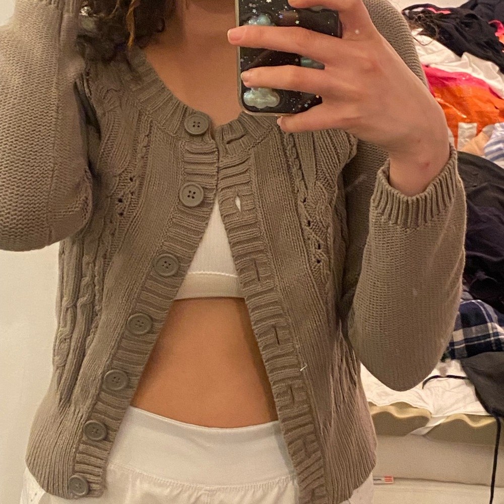 Button cardigan